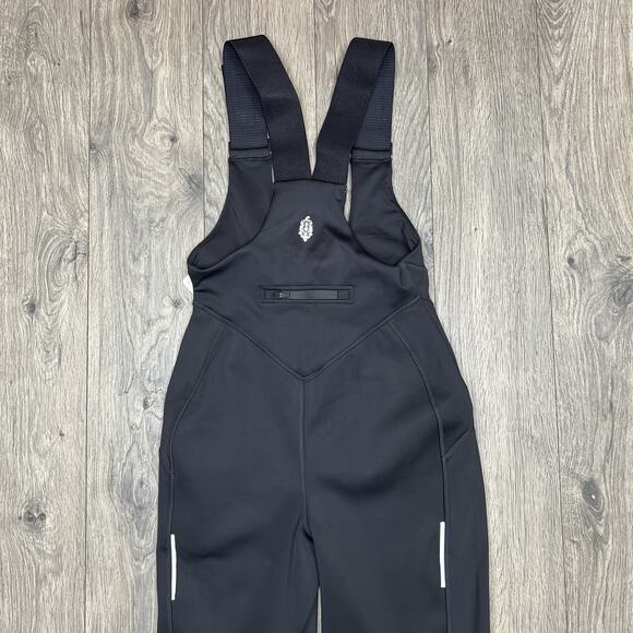Free People Snow Bibs Size XL Womens Black POwder Vixen Softshell Movement - Picture 8 of 16
